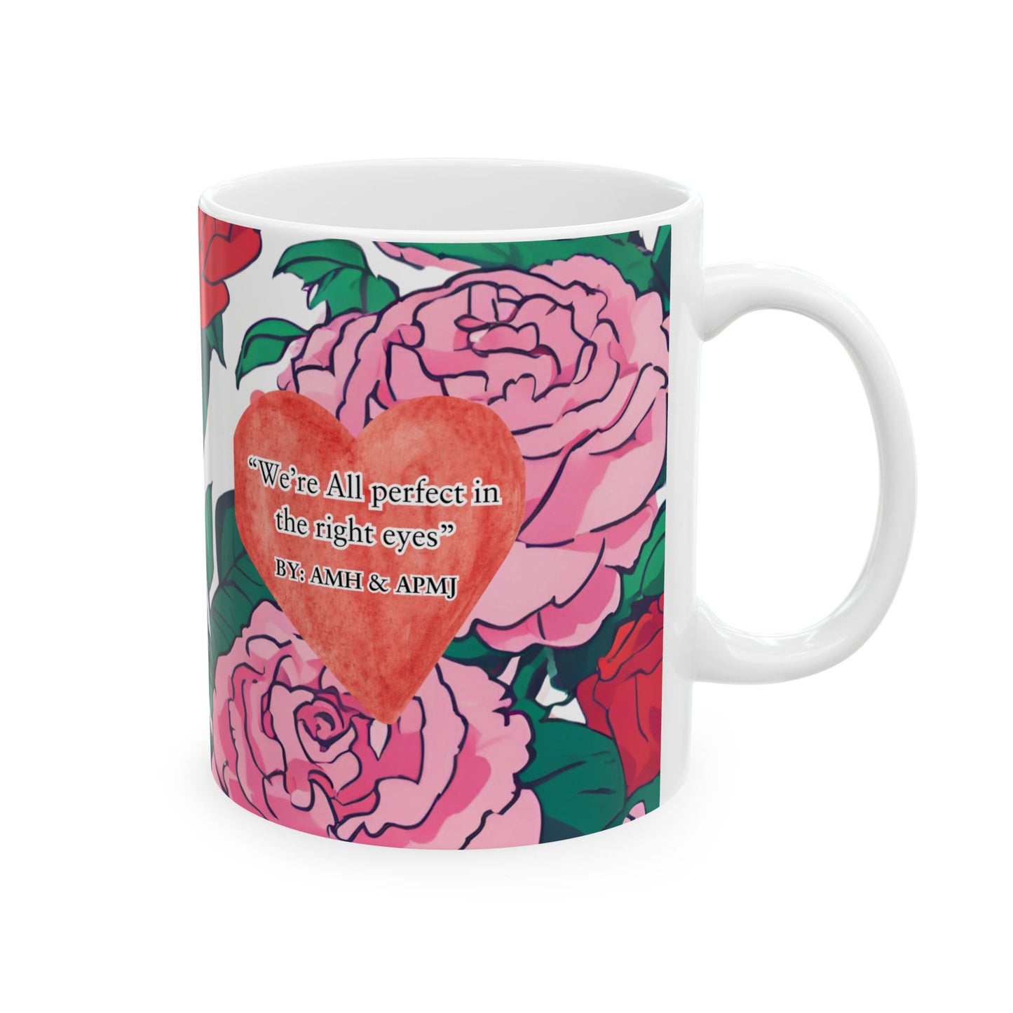 Custom Valentines Mug, (11oz)