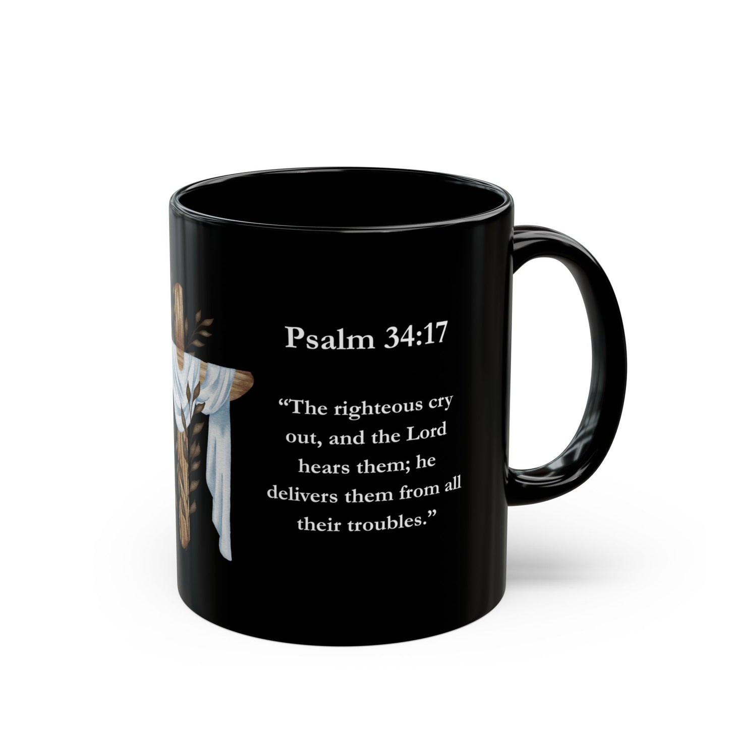 Inspirational Cross Coffee Mug, 11oz
