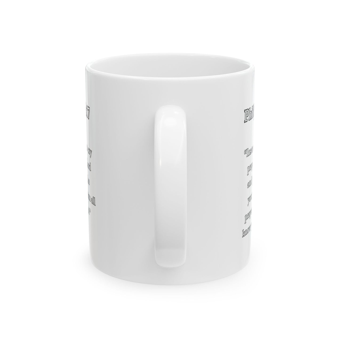 Inspirational Ceramic Mug, 11oz