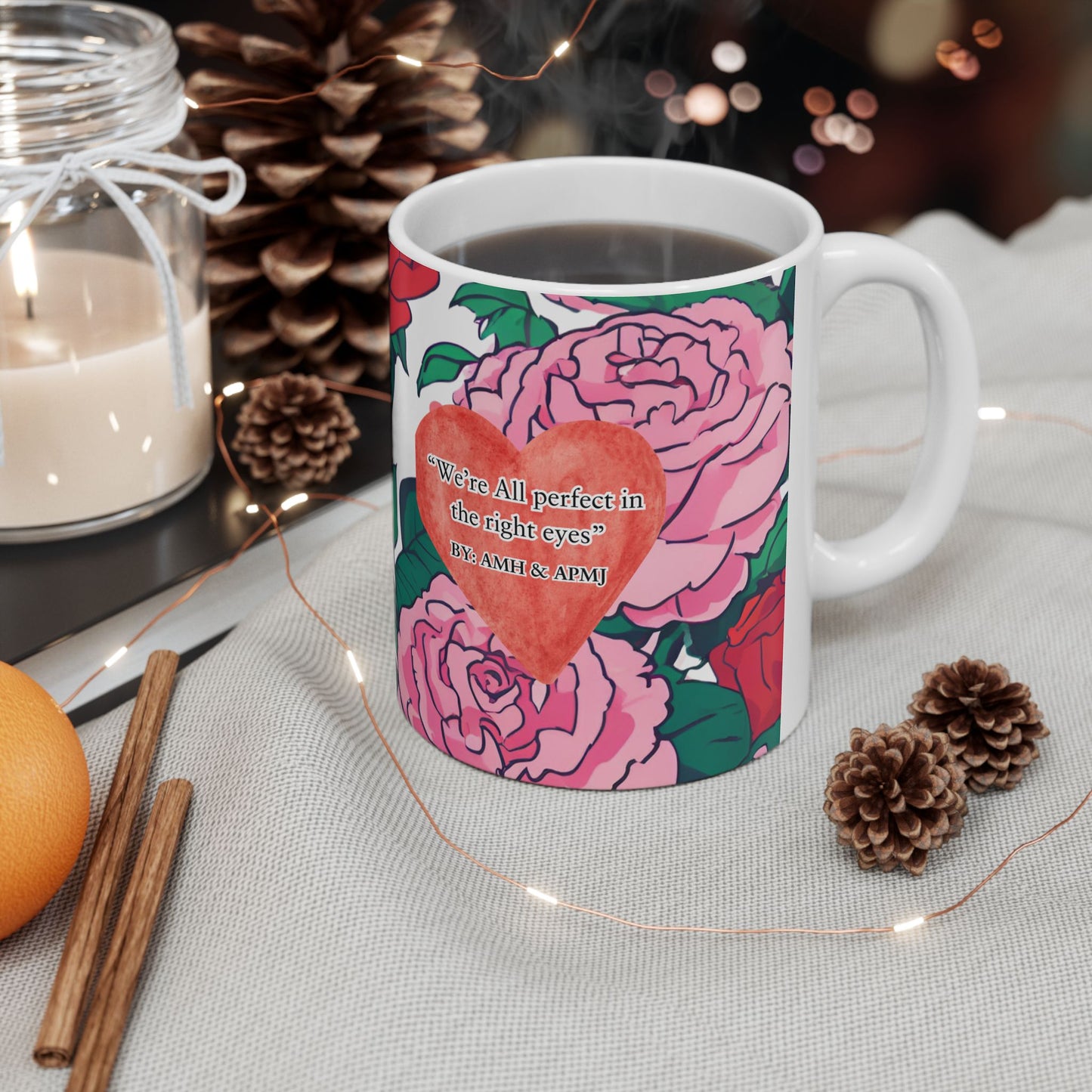 Custom Valentines Mug, (11oz)