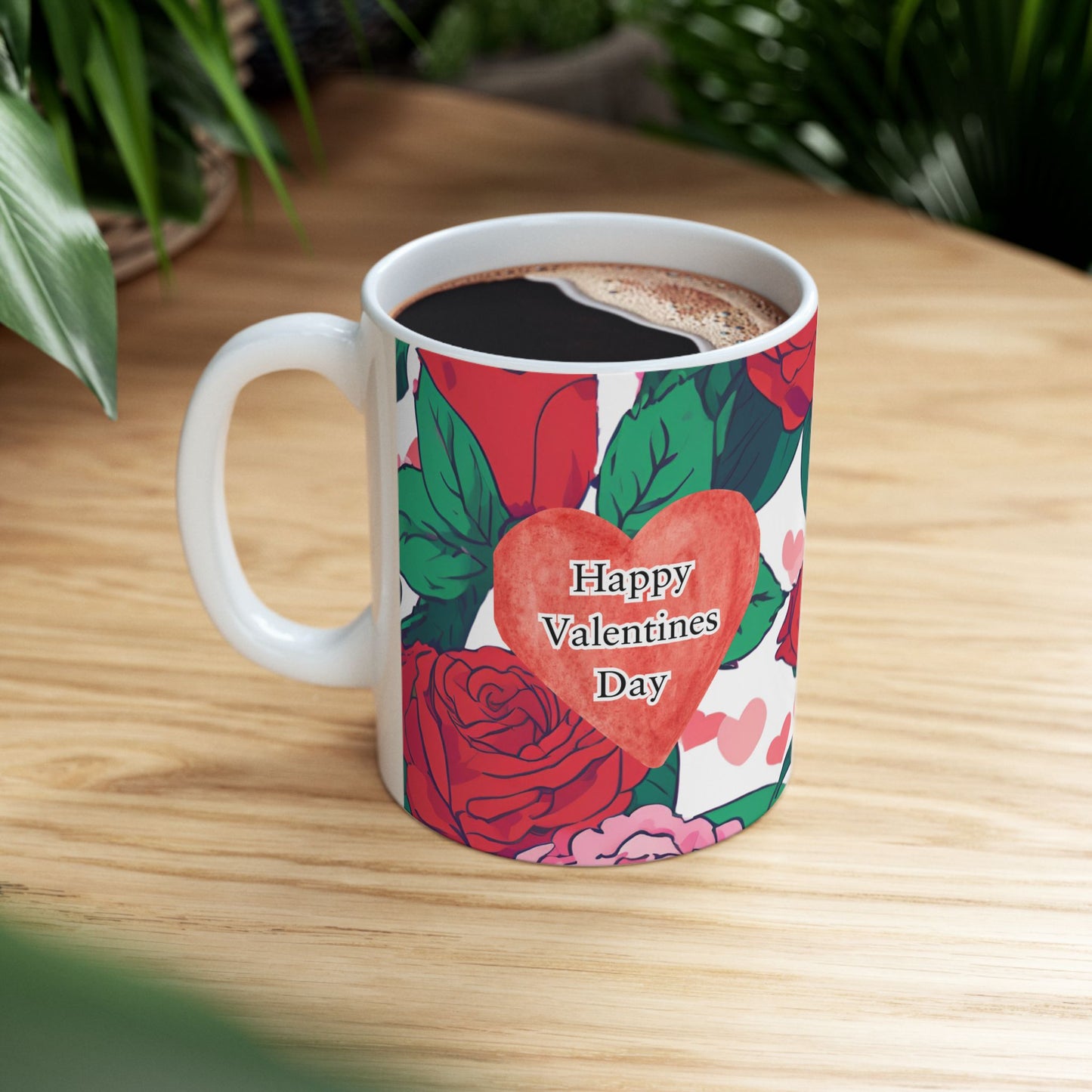 Custom Valentines Mug, (11oz)