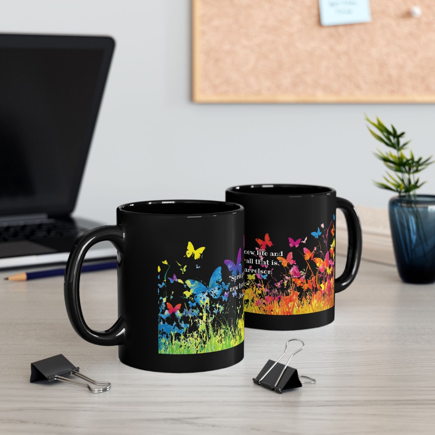 Inspirational Butterfly Mug, 11oz