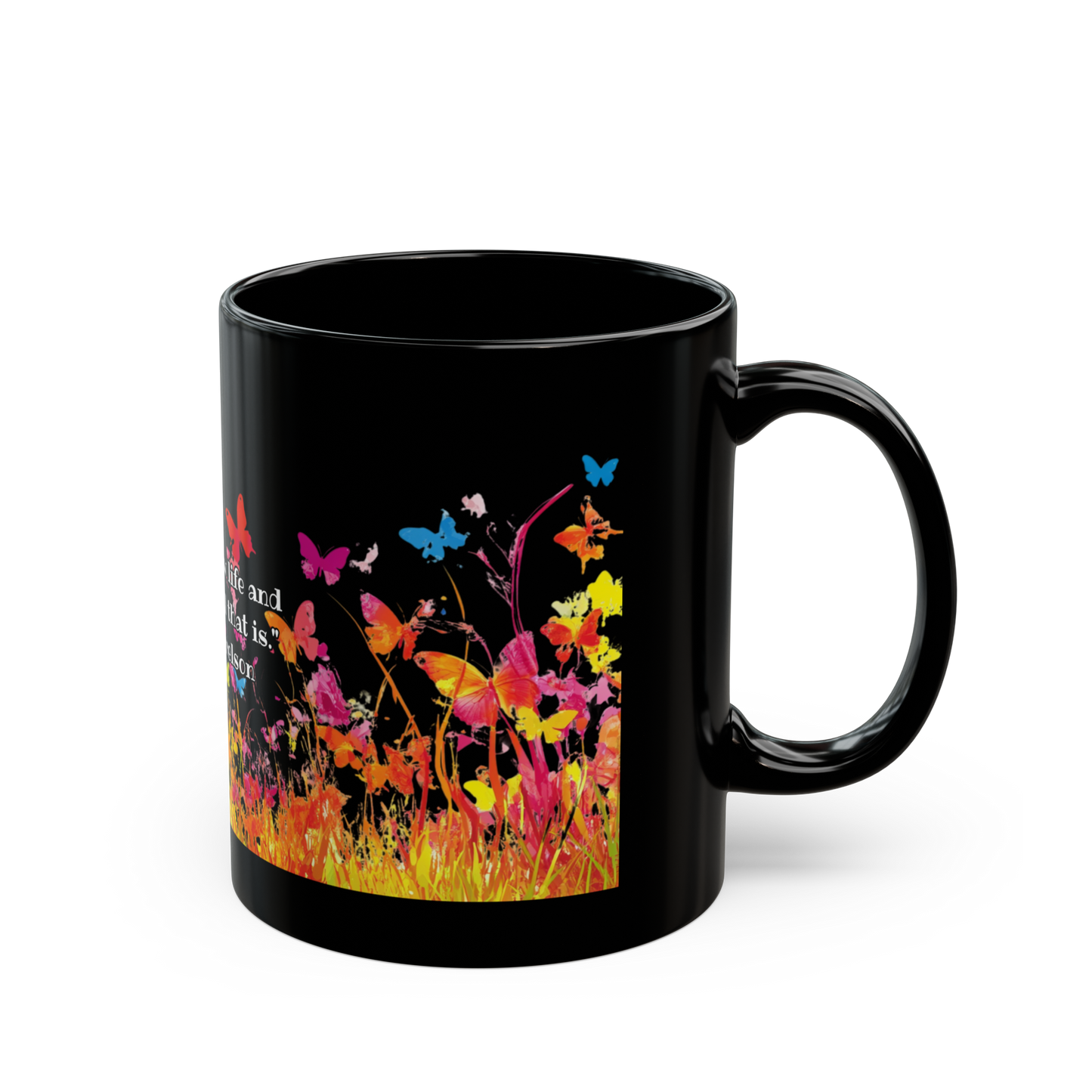 Inspirational Butterfly Mug, 11oz