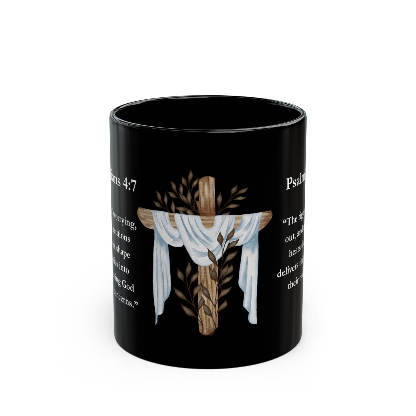 Inspirational Cross Coffee Mug, 11oz