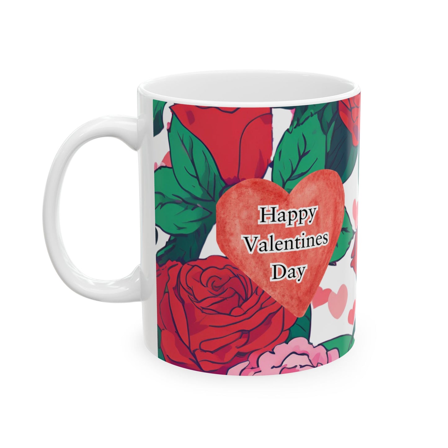 Custom Valentines Mug, (11oz)